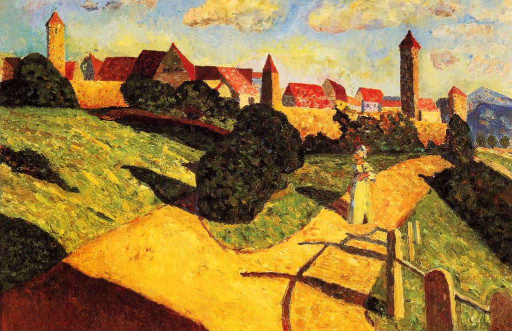Wassily Kandinsky, Old Town II, 1902