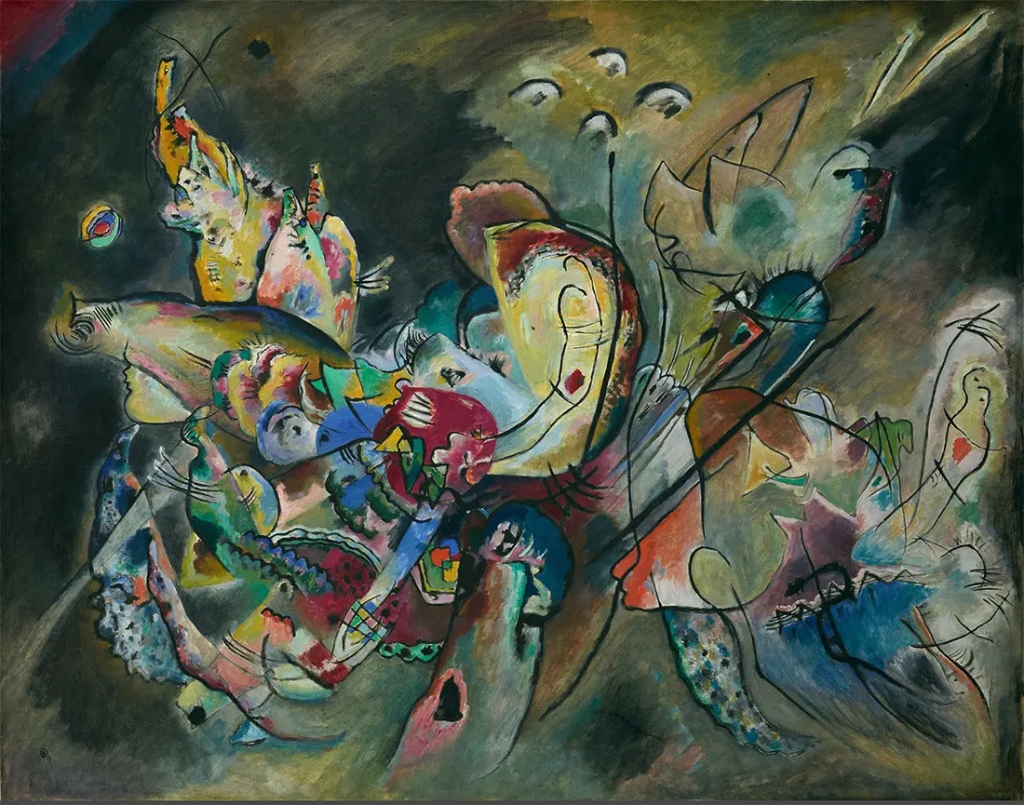 Wassily Kandinsky, Troubled, 1917