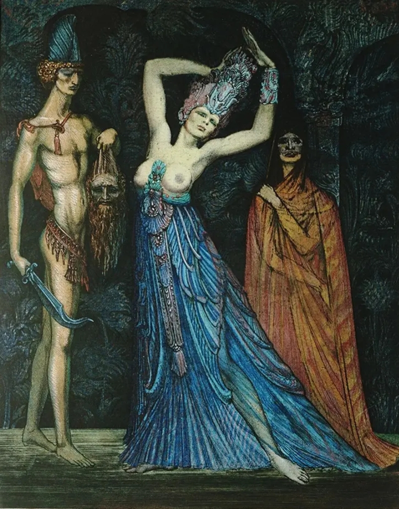 Ernst Fuchs, Dance of Salome, 1977