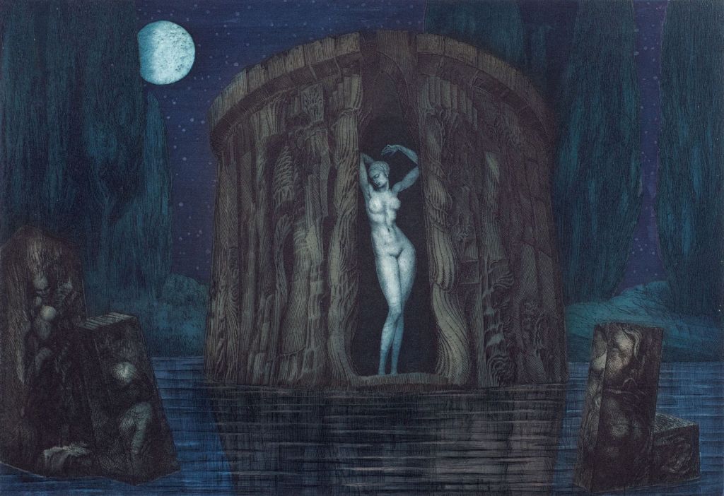 Ernst Fuchs, Die Geburt der Venus, 1974