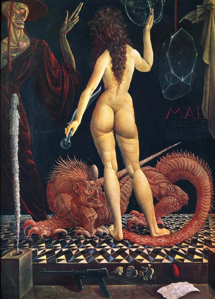 Ernst Fuchs, Metamorphoses of Lucretia, 1960
