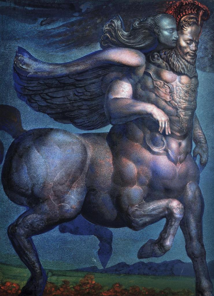 Ernst Fuchs, The Muse and Pegasus, 1979