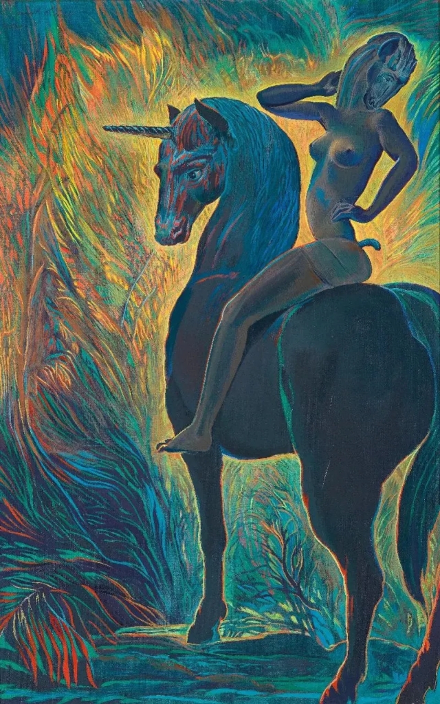 Ernst Fuchs, Unicorn, 2005